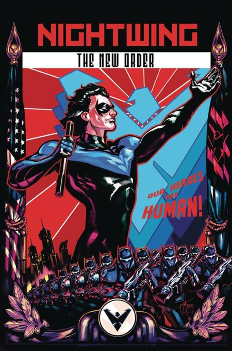 "Nightwing: The New Order" graphic novel cover.