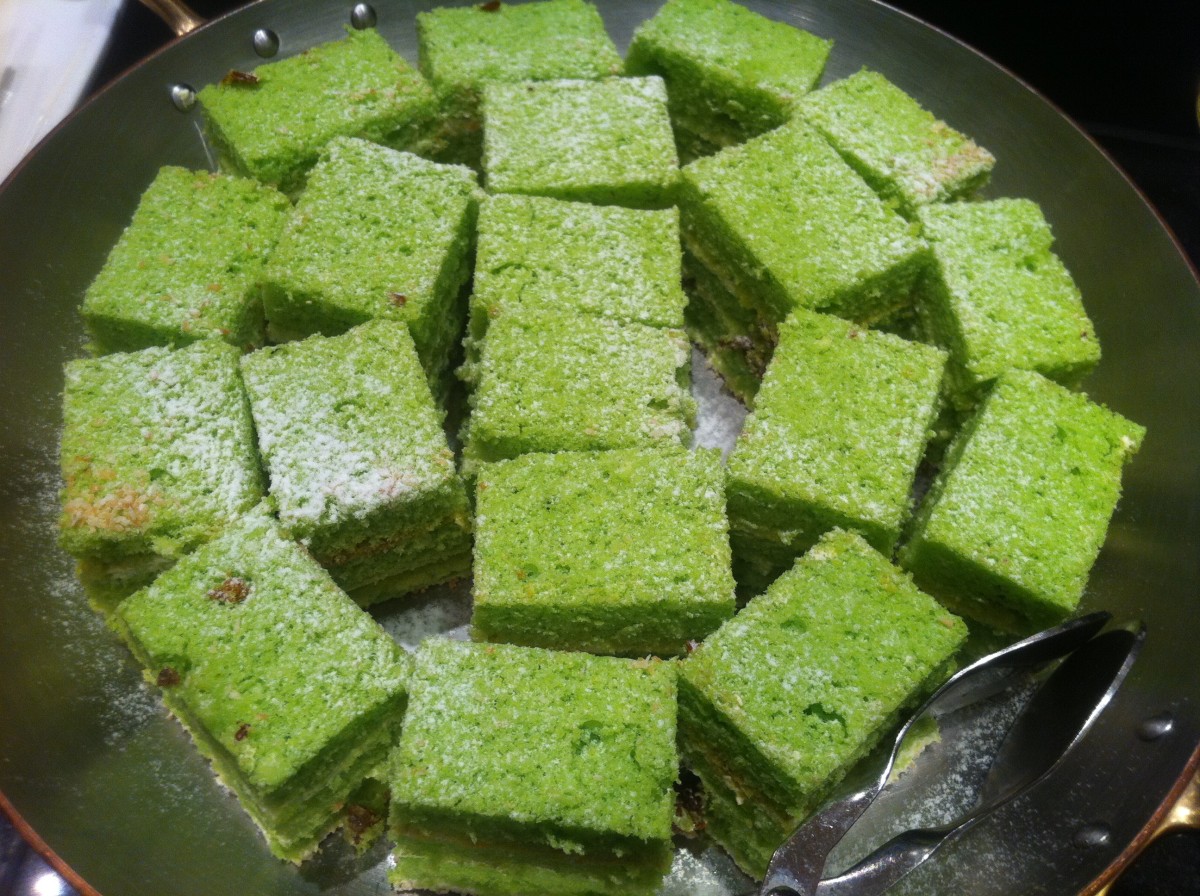 green tea cakes