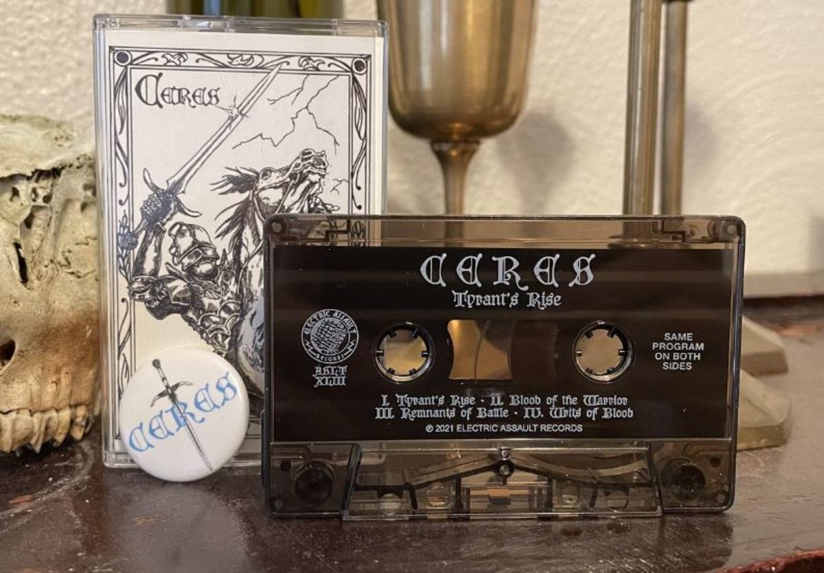 "Tyrant's Reign" cassette. (Kids, ask your parents what "cassettes" were.)