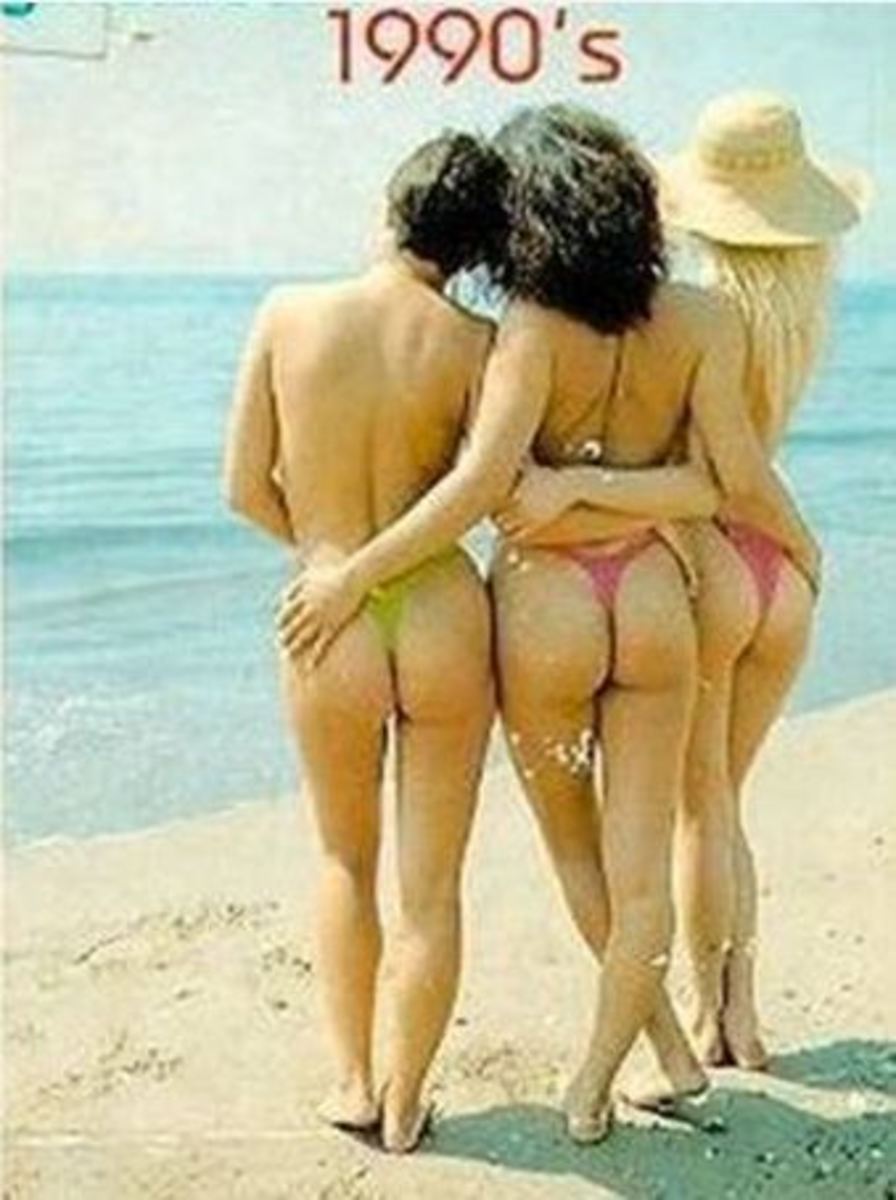 Women at the beach today.