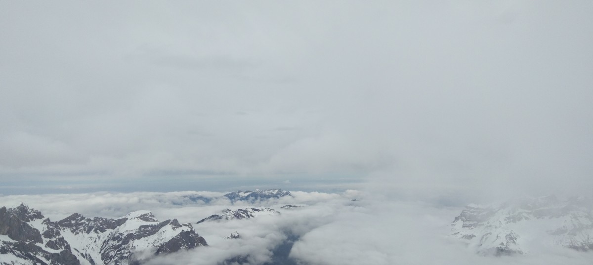 Ausome view of Mountains covered with snow, Location: Mount Titlis