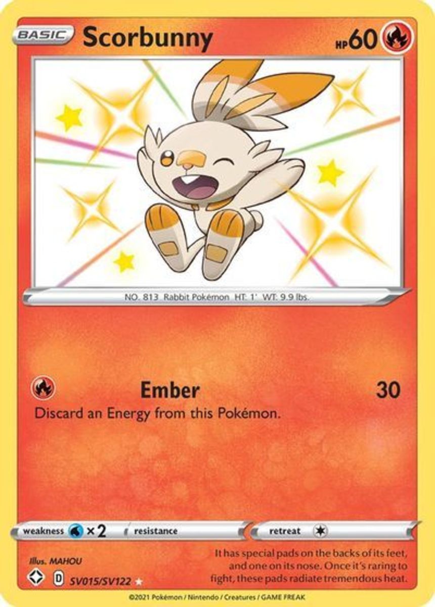 Scorbunny is a "starter" Pokémon in the same vein as Charmander, Cyndaquil, and Torchic, first debuting with Pokémon Sword and Shield.