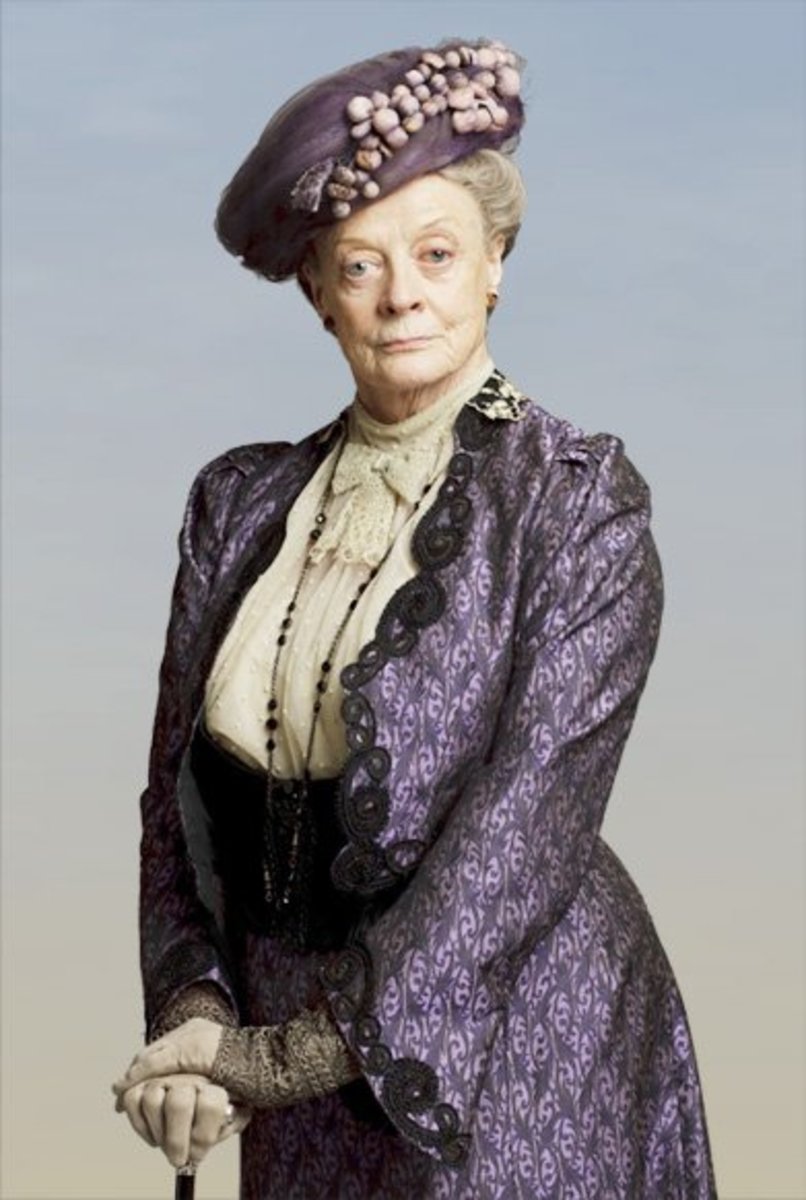 Maggie Smith as Violet Crawley, Dowager Countess of Grantham, Season 1 Downton Abbey