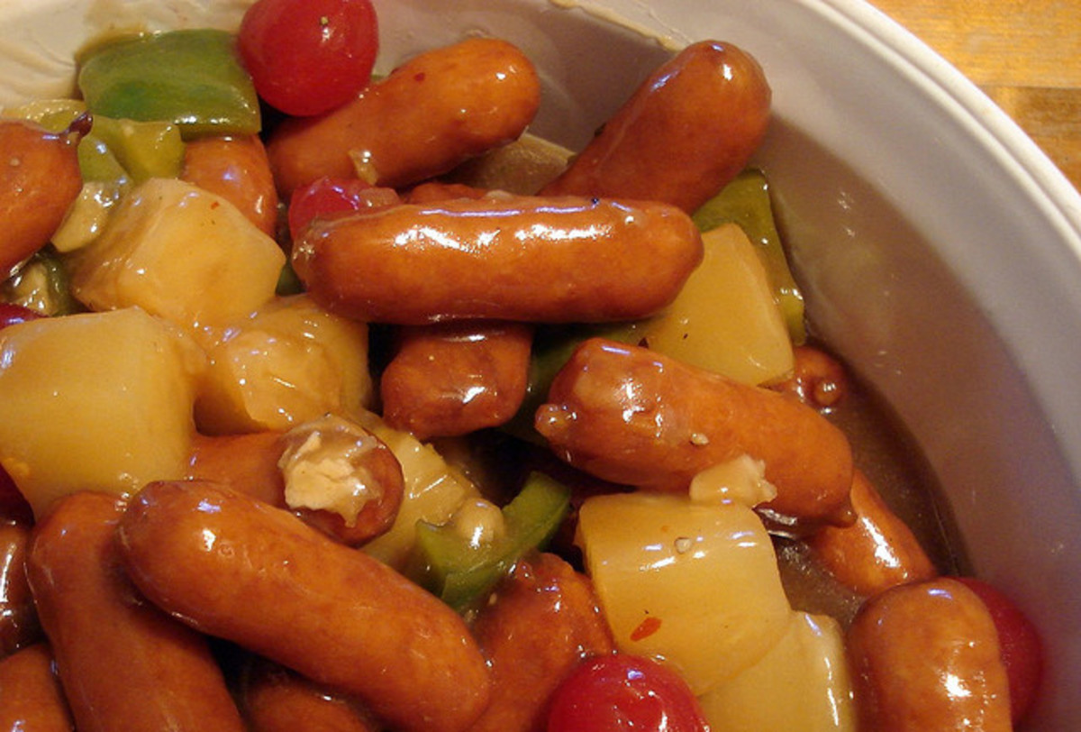 Sweet and Sour Cocktail Sausages