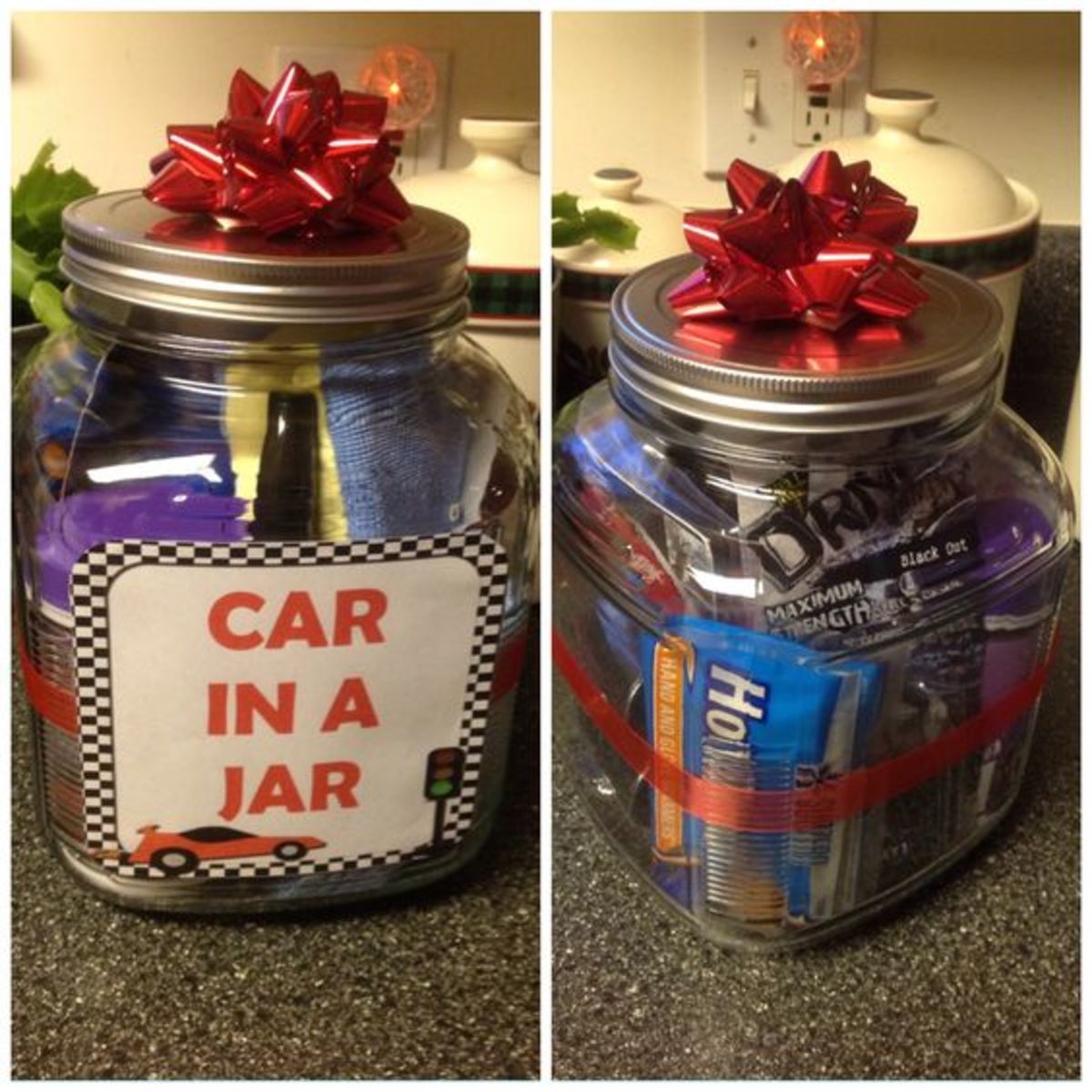 Make a "car in a jar"