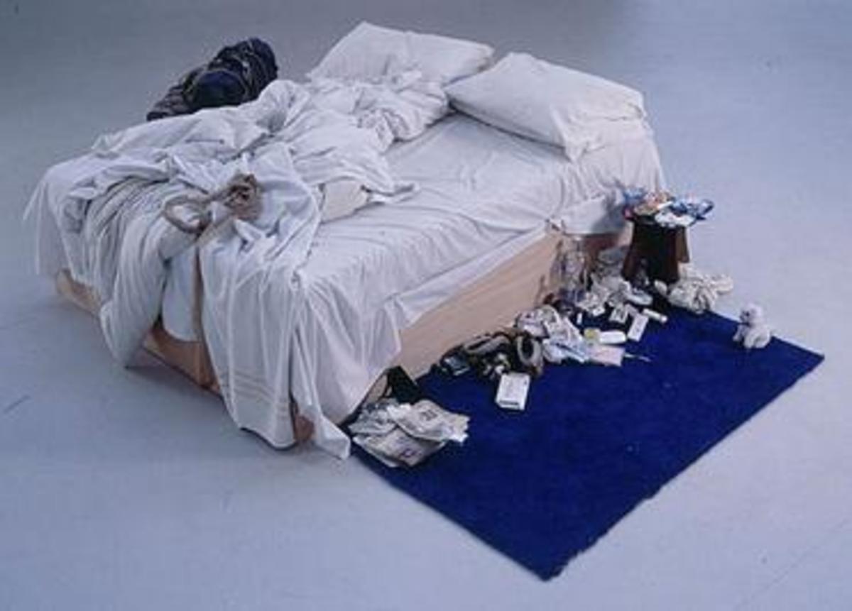 In July 2014, Tracey Emin's My Bed (above) sold at auction for more than £2.5 million ($3.46 million)