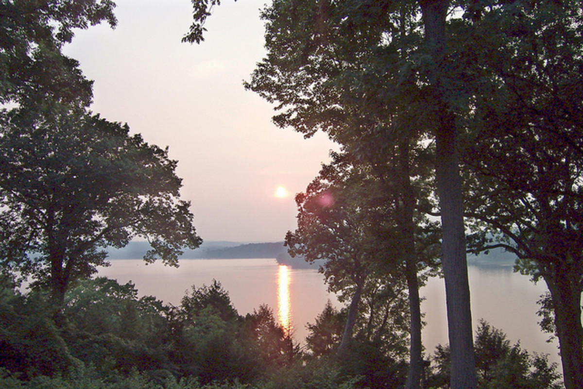 Sunset in Mohican State Park