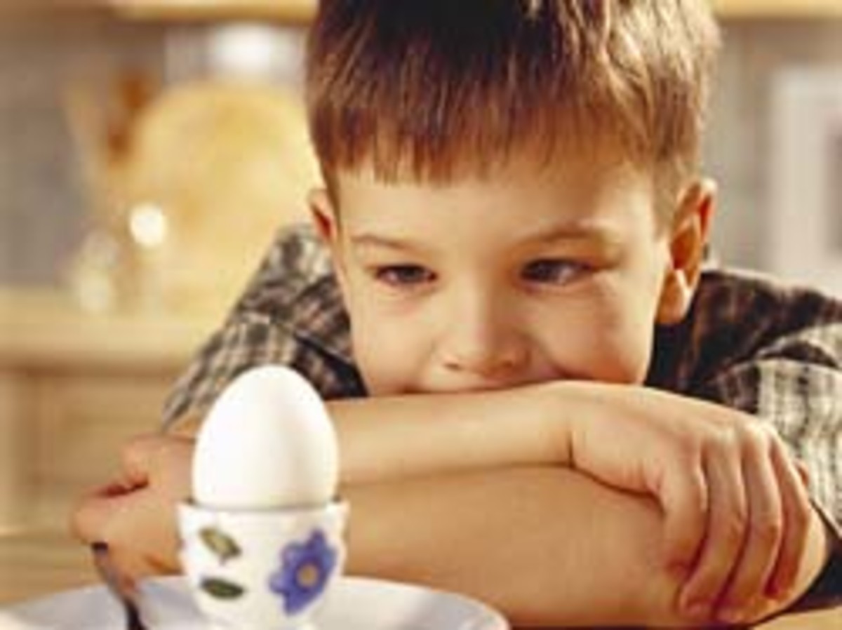 This kid knows what a foolproof hardboiled egg looks like!