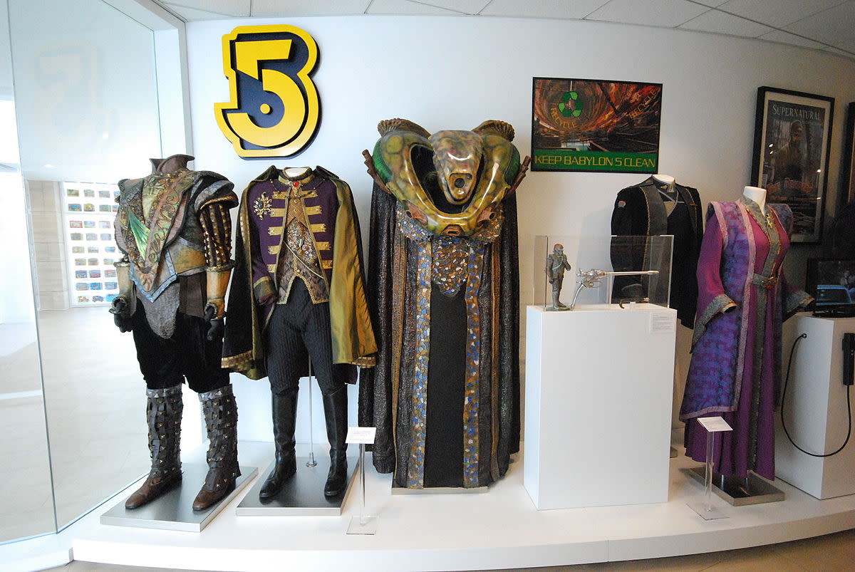 Some of costumes of residents of many nations on Babylon 5 (1993 - 1998).