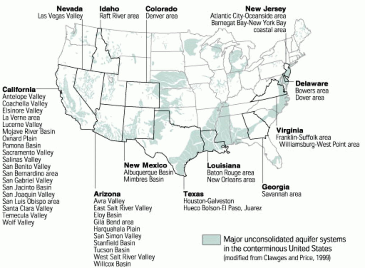 Land Subsidence in the United States