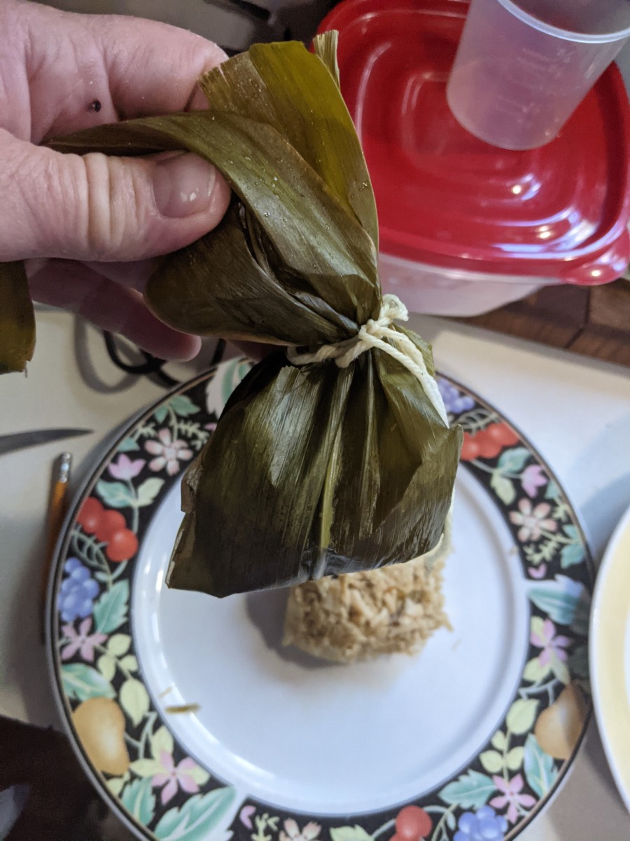 Tamales - Steamed Stuffed Corn Dumplings