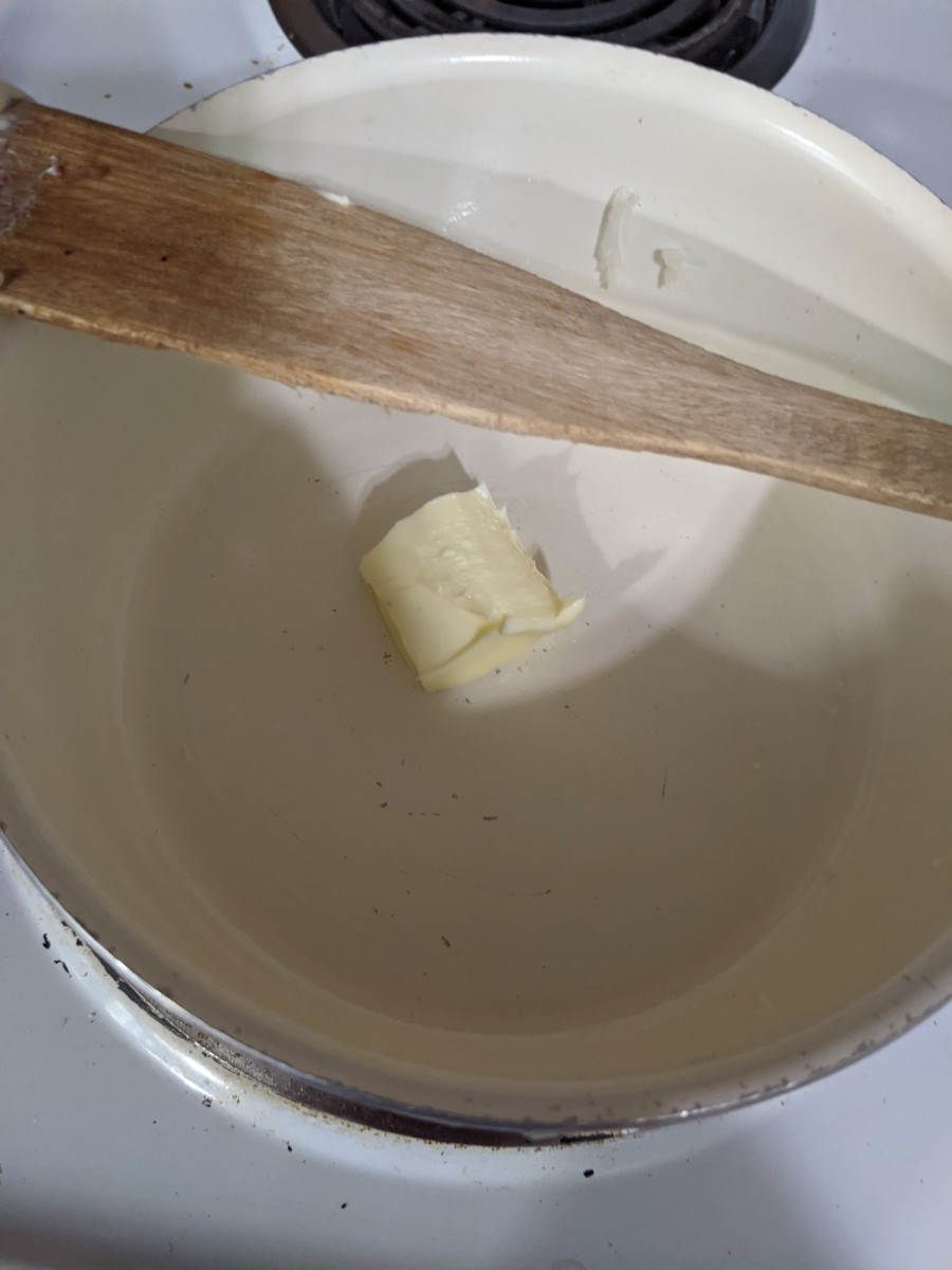 butter in small pan