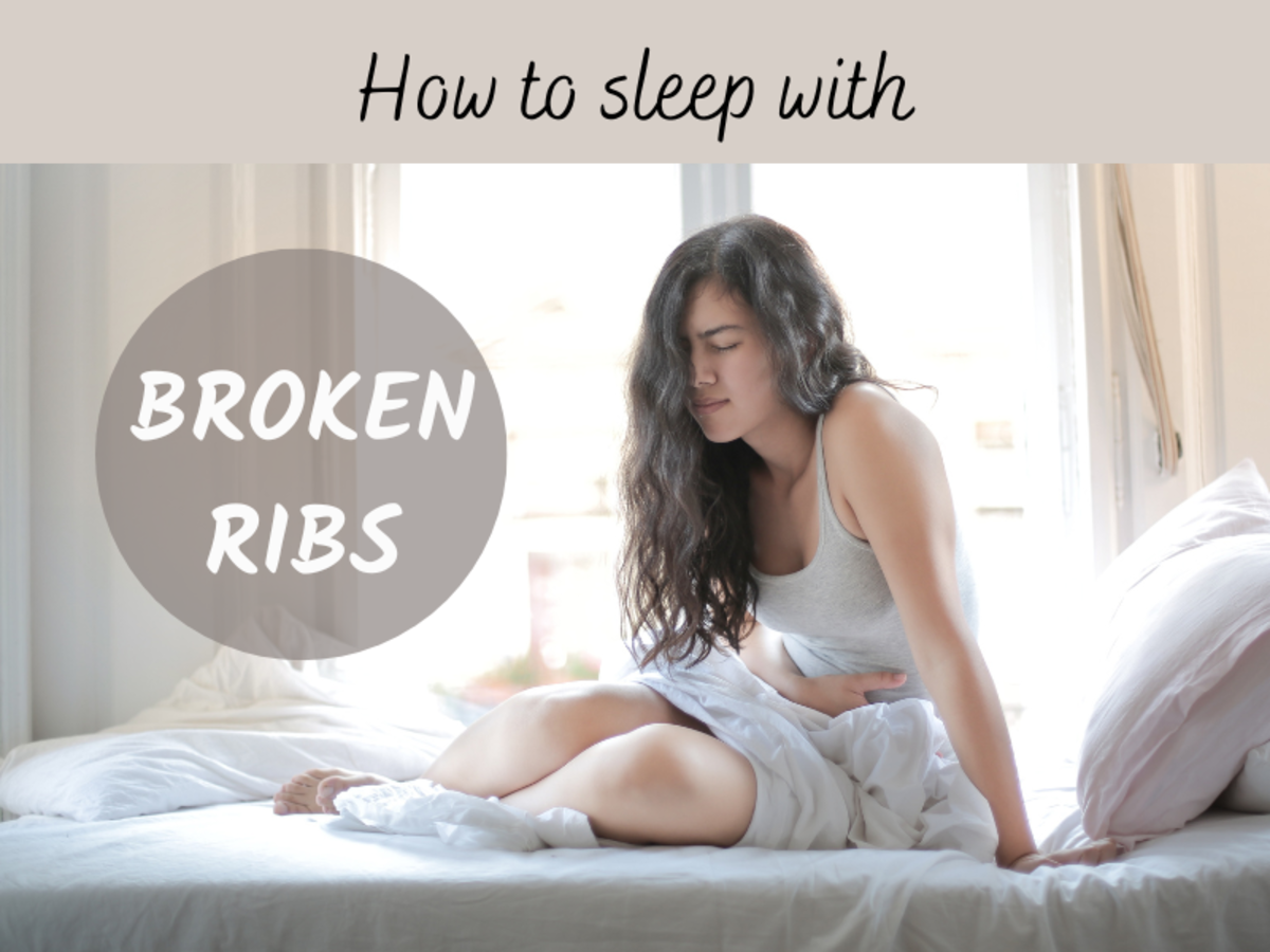 How to sleep with broken ribs
