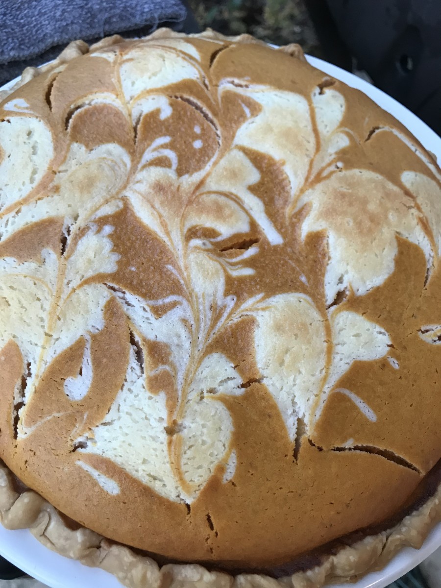As pretty to look at as it is good to eat, pumpkin cream cheese pie is a step above the classic.