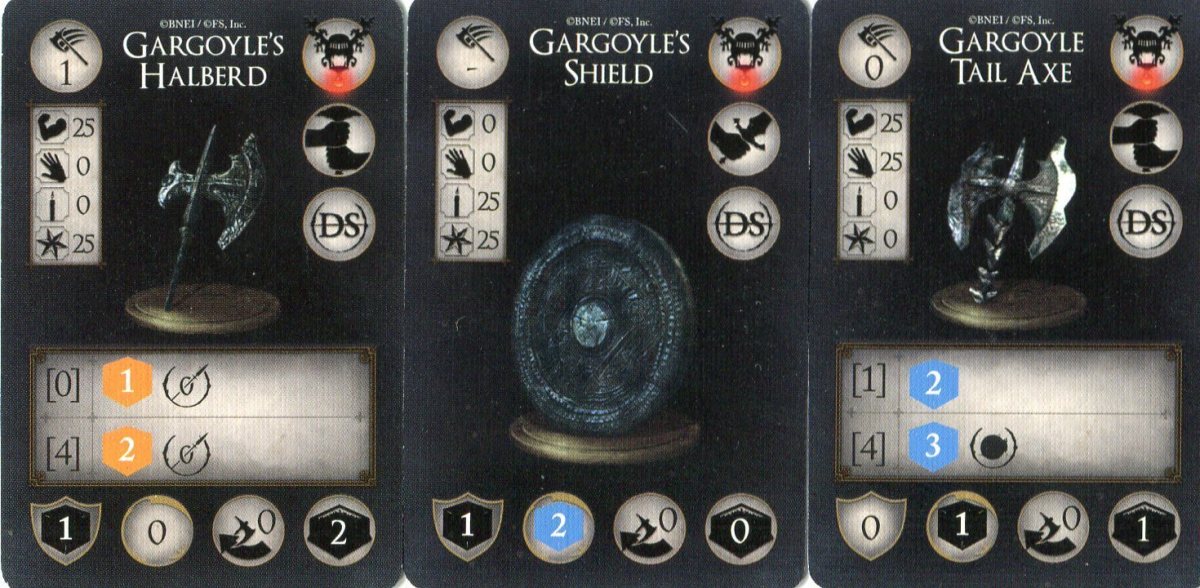 The rewards for defeating the Gargoyle