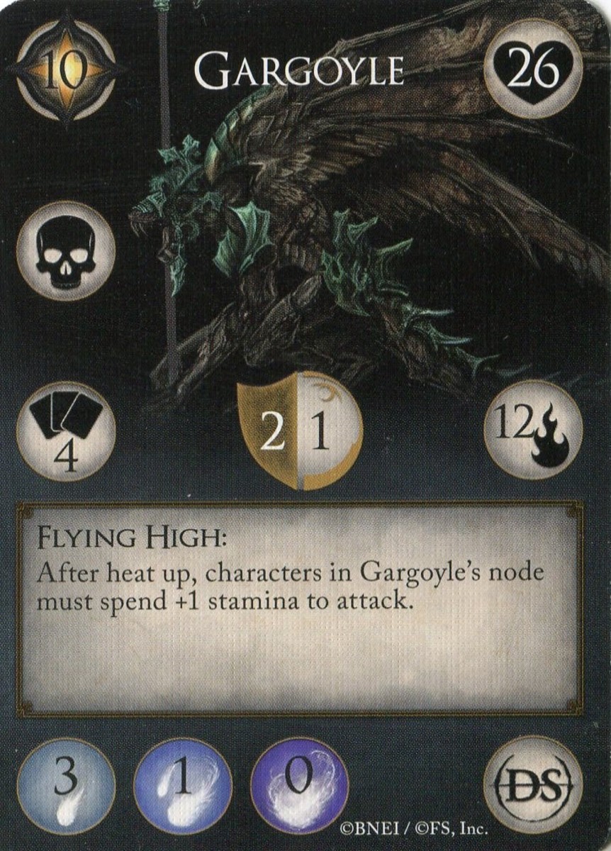 The Gargoyle's data card