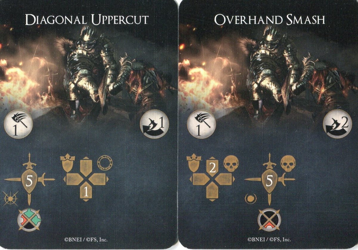 The Winged Knight's normal behavior cards