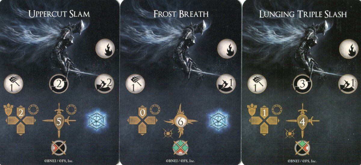 The Boreal Outrider Knight's heat up behavior cards