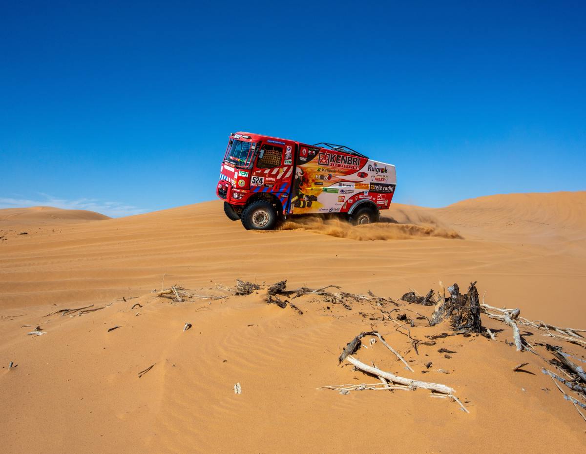 Trucks are amongst the vehicle categories that compete at the Dakar Rally.