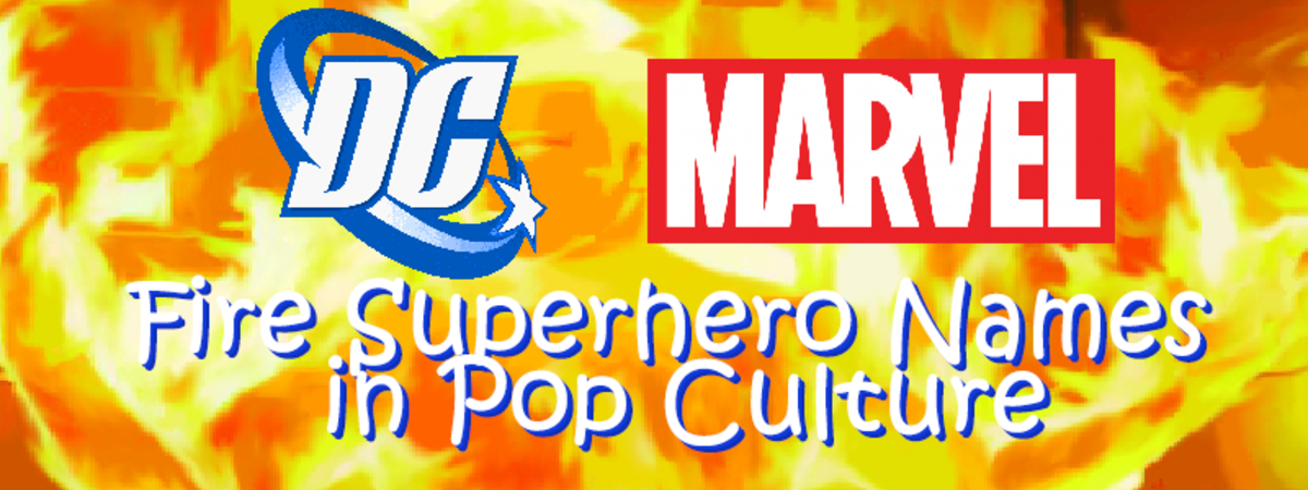100 Fire Superhero Names HobbyLark