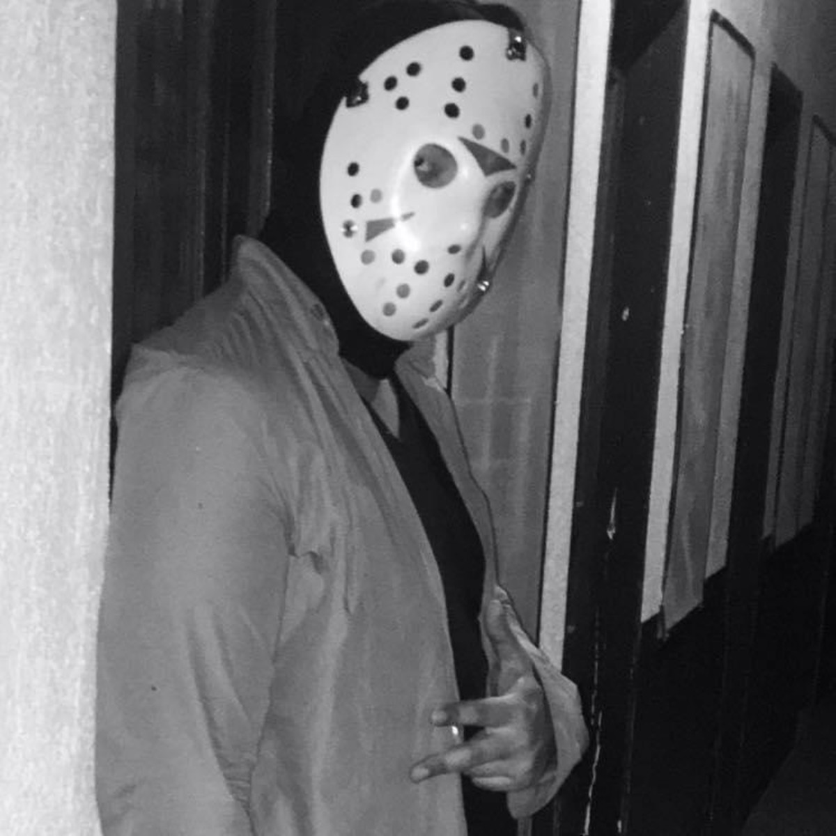 Me as Jason Voorhees in a low budget.