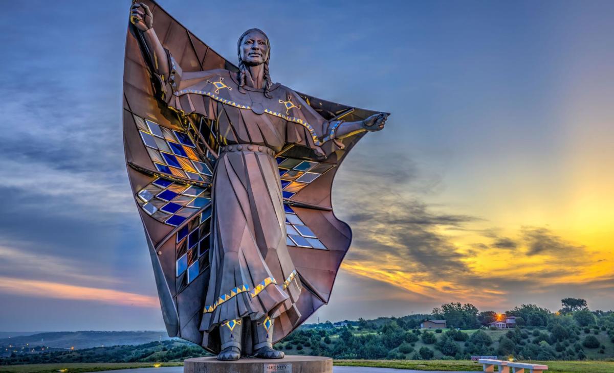 The Dignity of Earth and Sky Monument Honoring Indigenous Women of the Plains