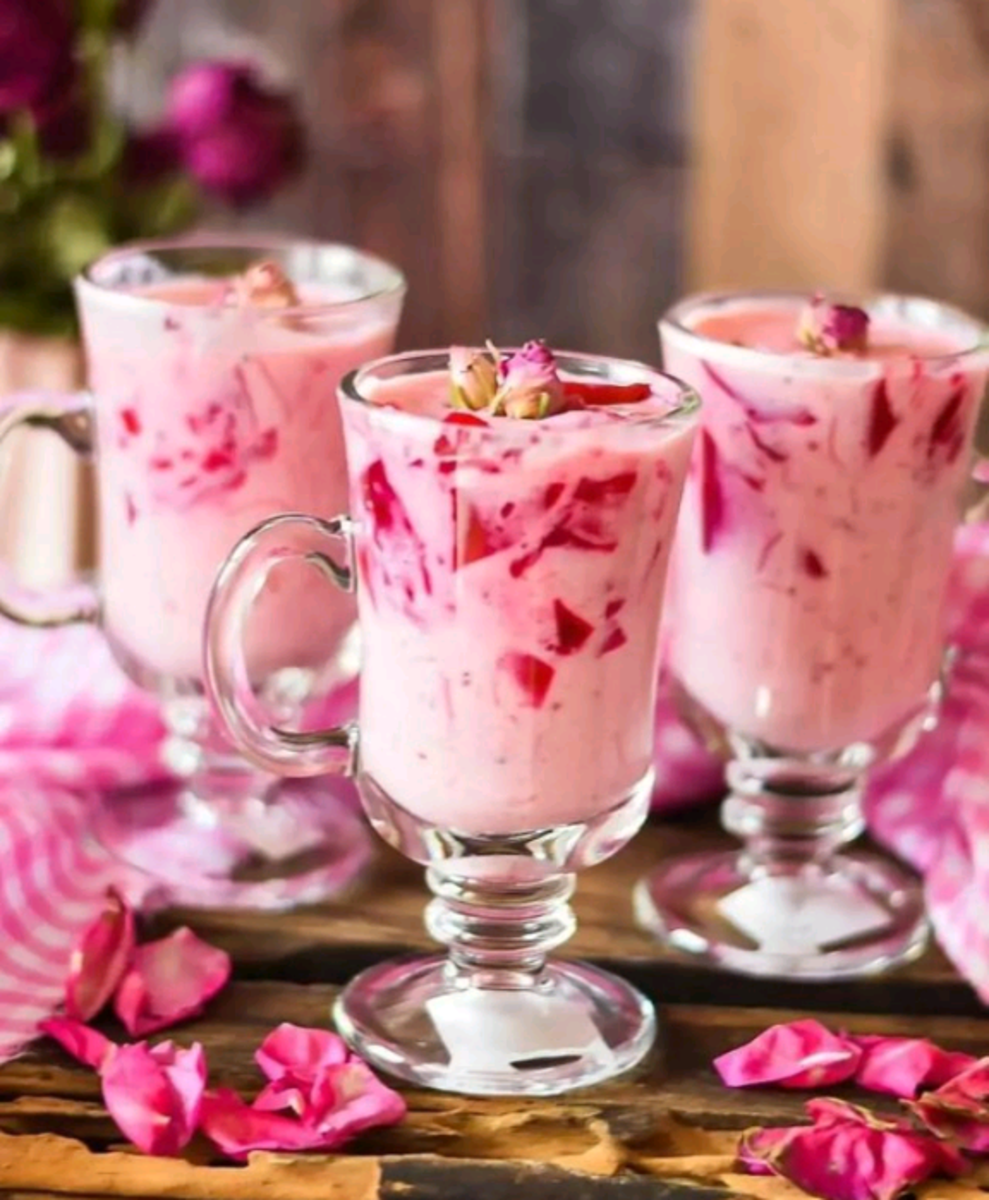Rose Pudding - Milkshake