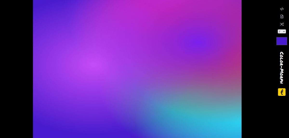Here's an example of a mesh gradient created with Color Morph!