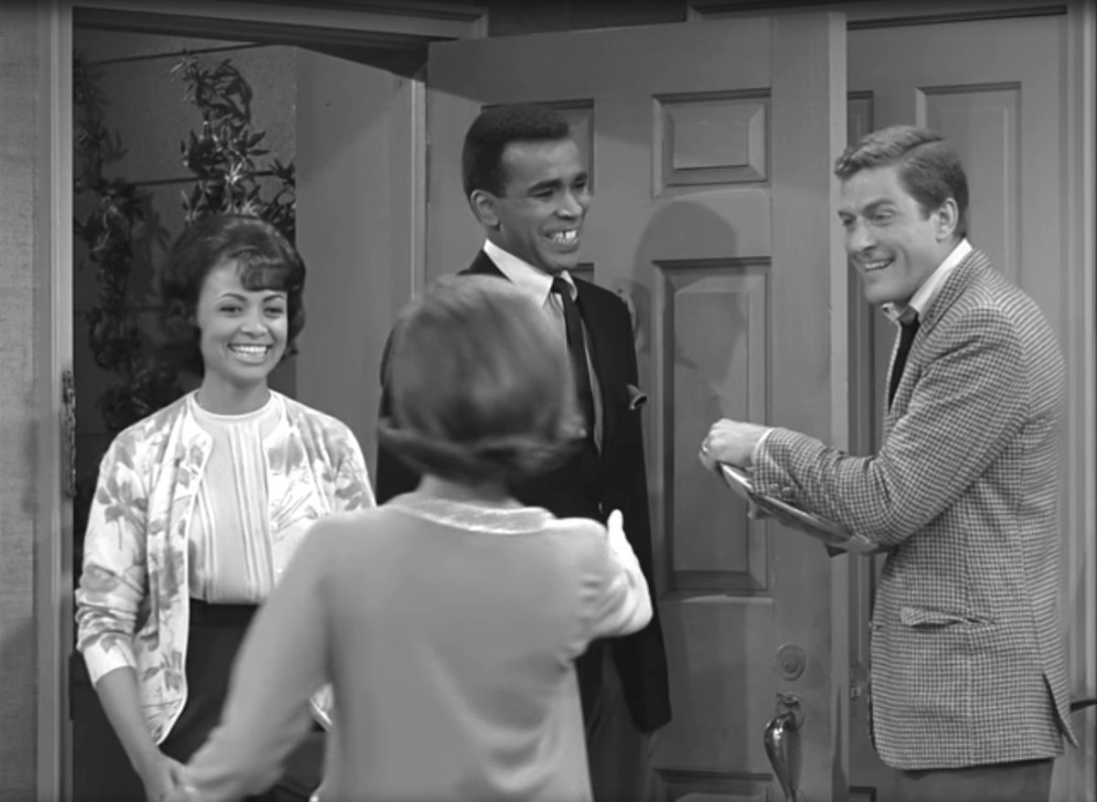 The revelation that Mr. and Mrs. Peters were black got the biggest and longest studio audience laugh in the show's history.
