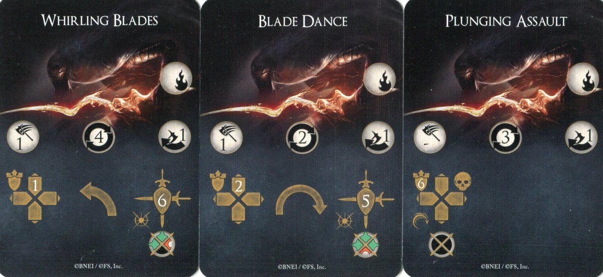 The Dancer of the Boreal Valley's heat up behavior cards