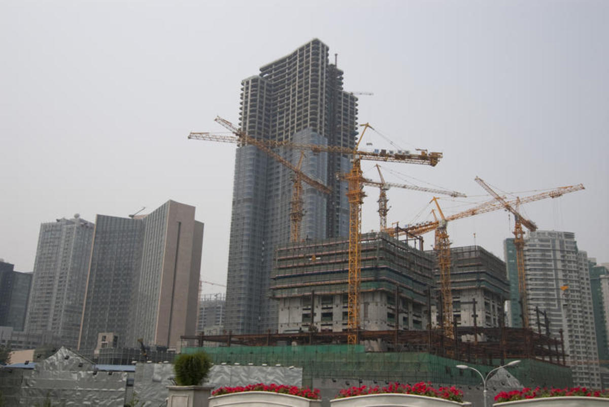 The Chinese construction boom has been built on debt.