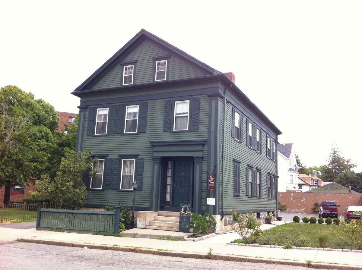 In a picture from 2011, the Lizzie Borden house as currently looks. It's located at 230 Second Street in Fall River, Massachusetts.
