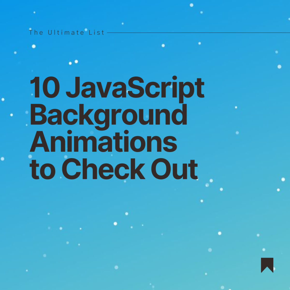 Discover amazing JavaScript background animations you can quickly add to your site right now!