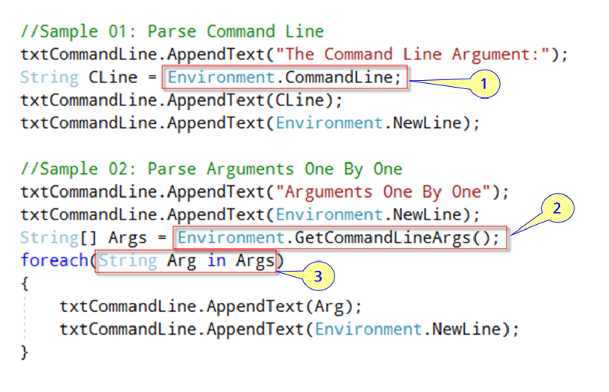 Parse Command Line Args for C# Winform & Console App