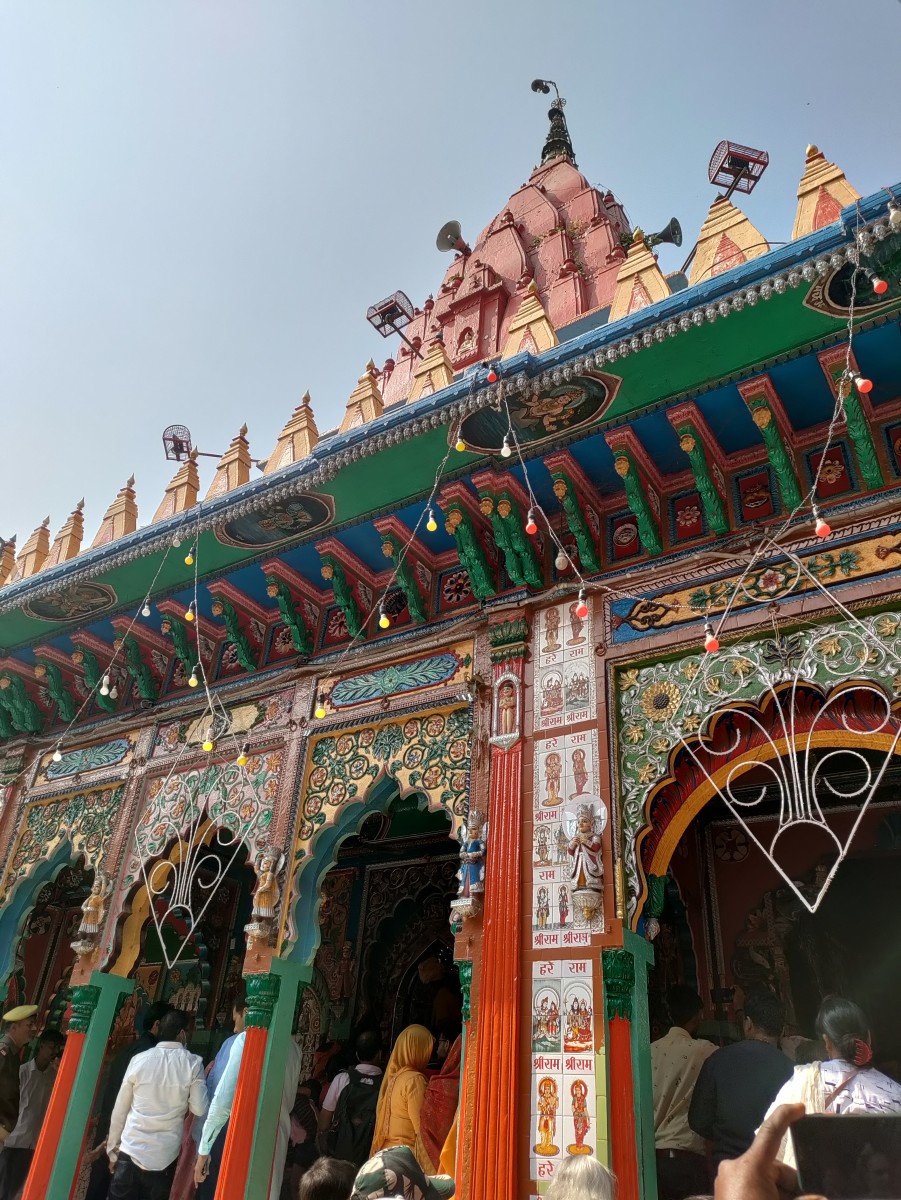 Hanuman Garhi temple, Ayodhya, Uttar Pradesh, India