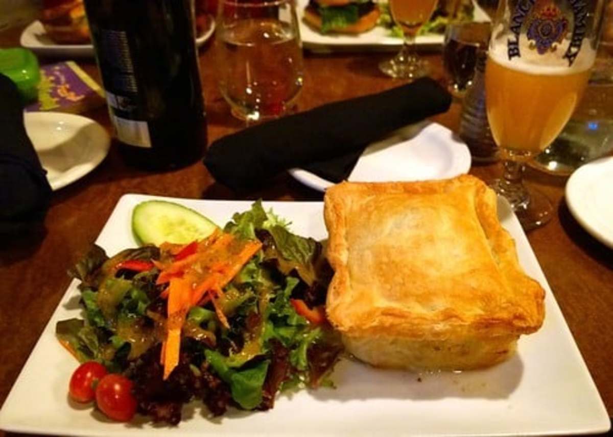Tourtière is good cold with salad.