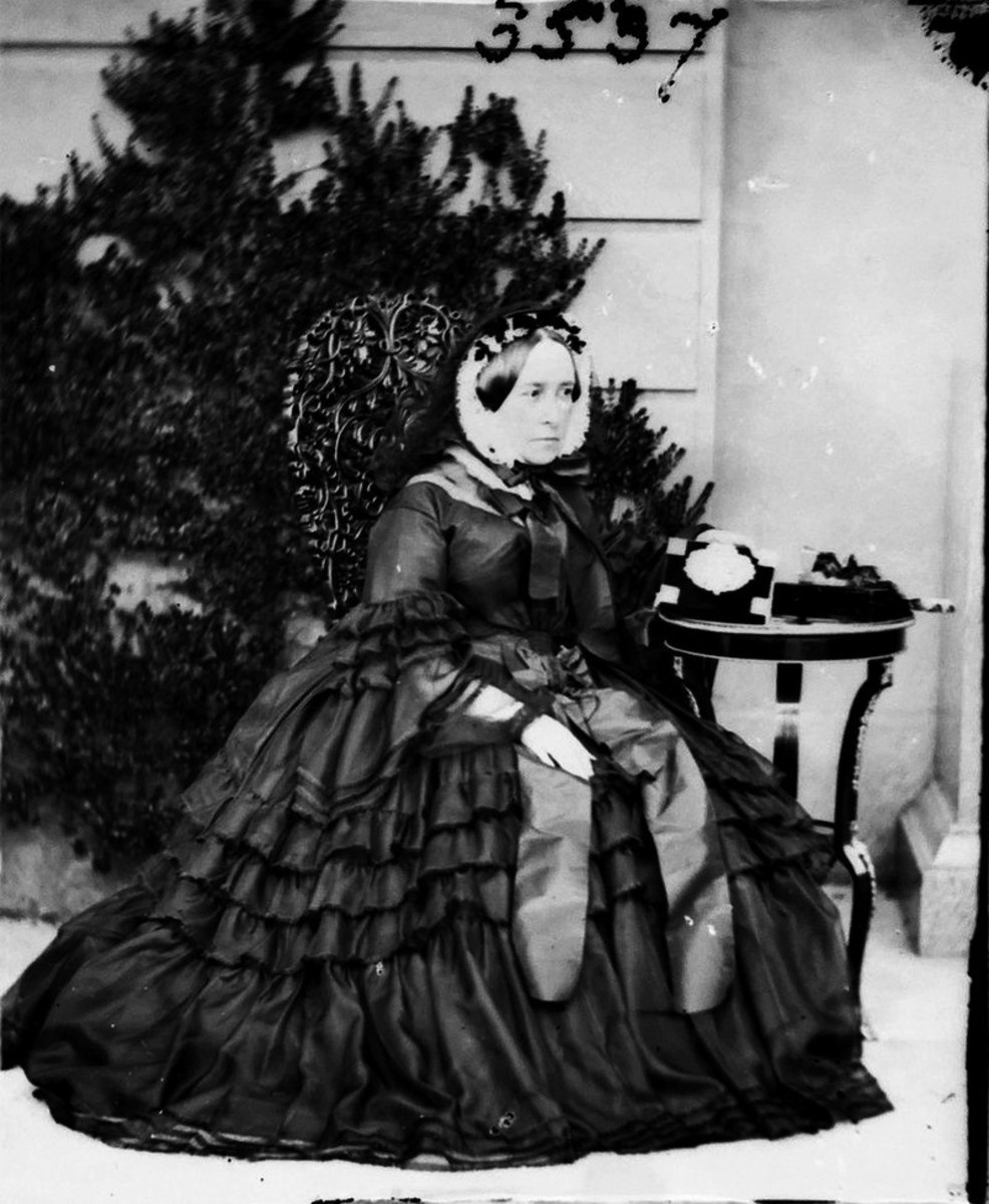 Feodora photographed in summer 1859. 