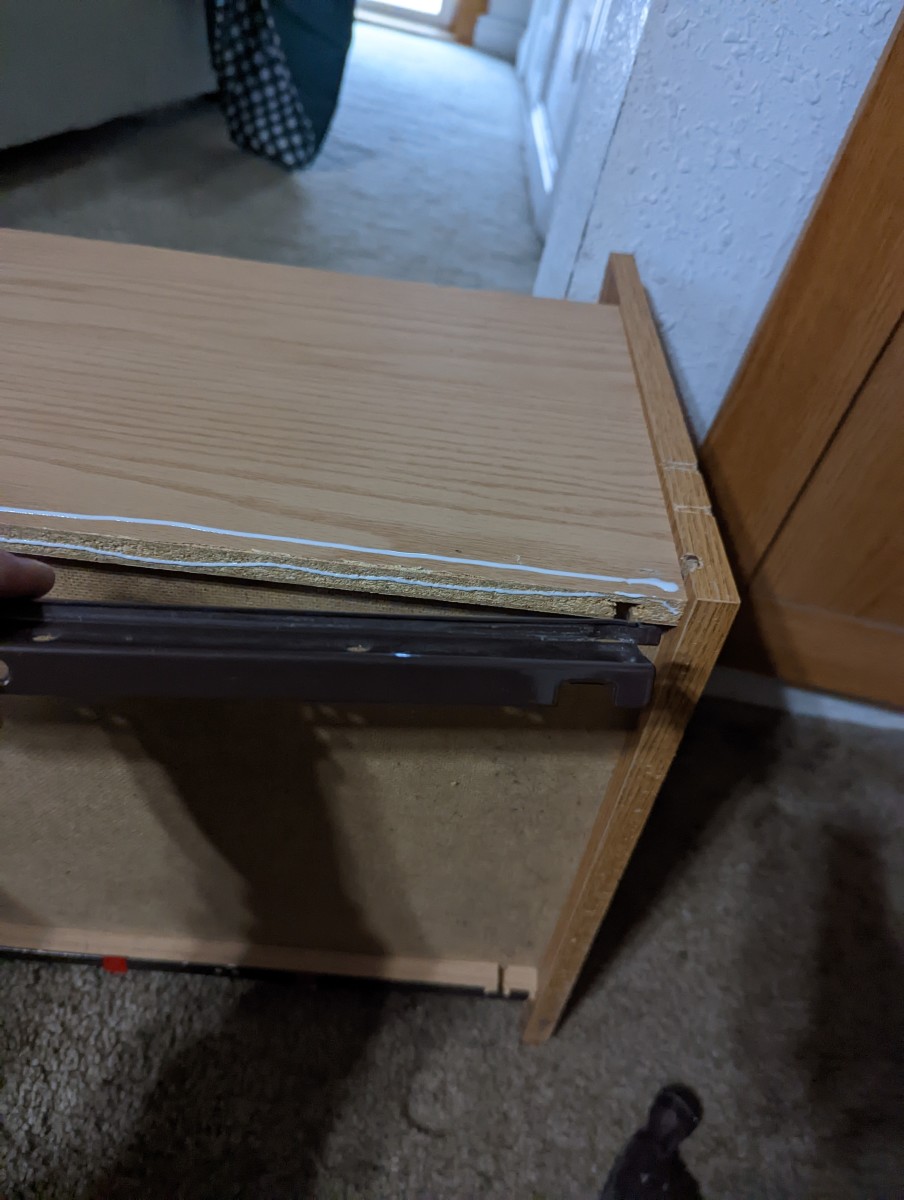 Drawer Fail - Computer Cabinet Drawer - Reattaching