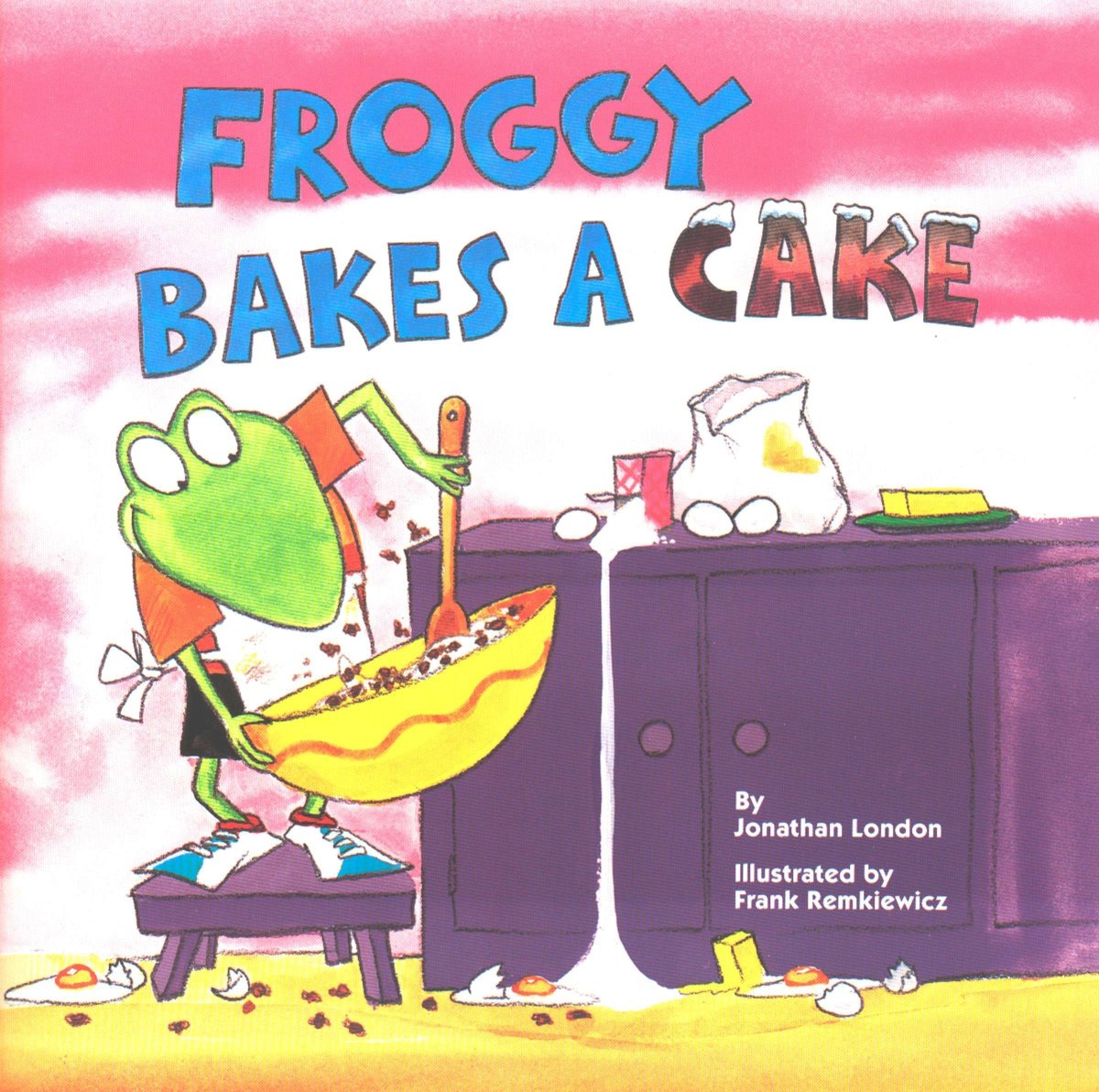 乔纳森·伦敦的《青蛙烤蛋糕》和乔纳森·伦敦的《青蛙学会游泳》只是这个系列30多本书中的两本。