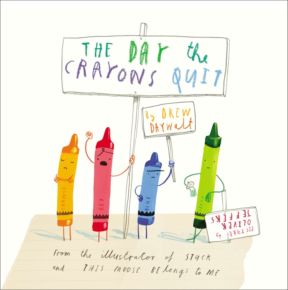 《蜡笔笔退出的那一天》作者:德鲁·戴沃尔特