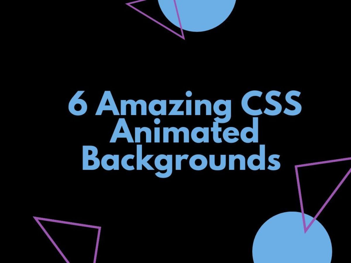 6 Amazing CSS Animated Backgrounds to Check Out: The Ultimate List