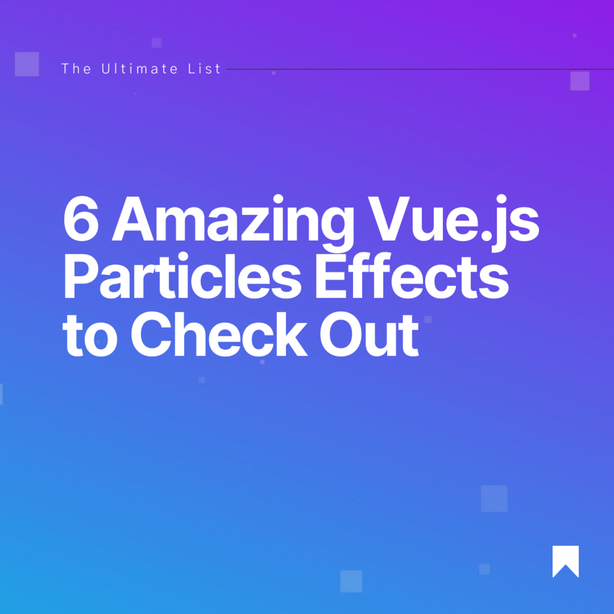 Discover lots of stunning Vue.js particles effects in this comprehensive list!
