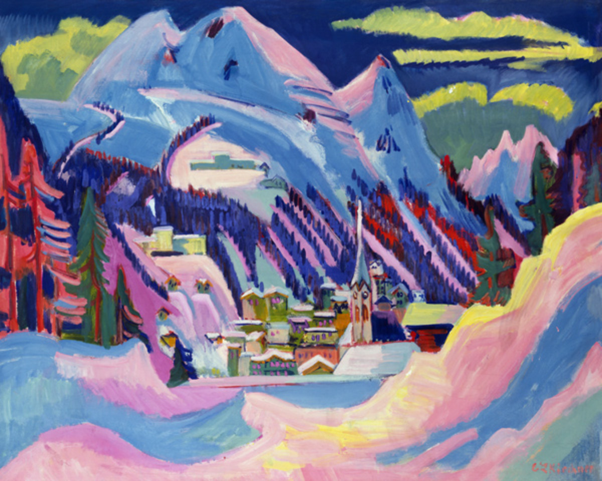 Davos in winter - Ernst Ludwig Kirchner
