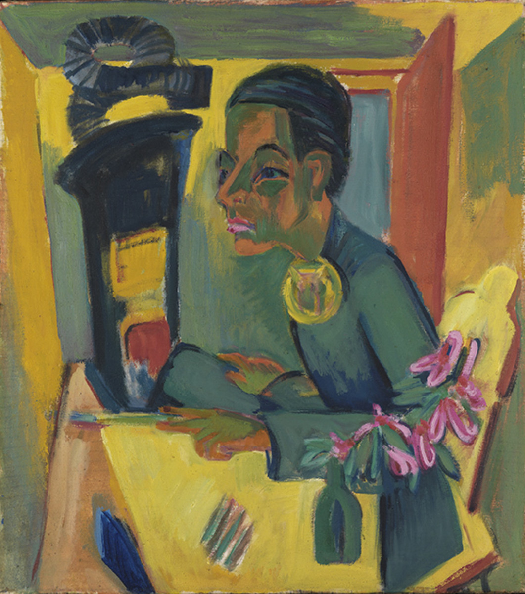 Ernst Ludwig Kirchner - "Der Maler" (Selbstbildnis), 1920