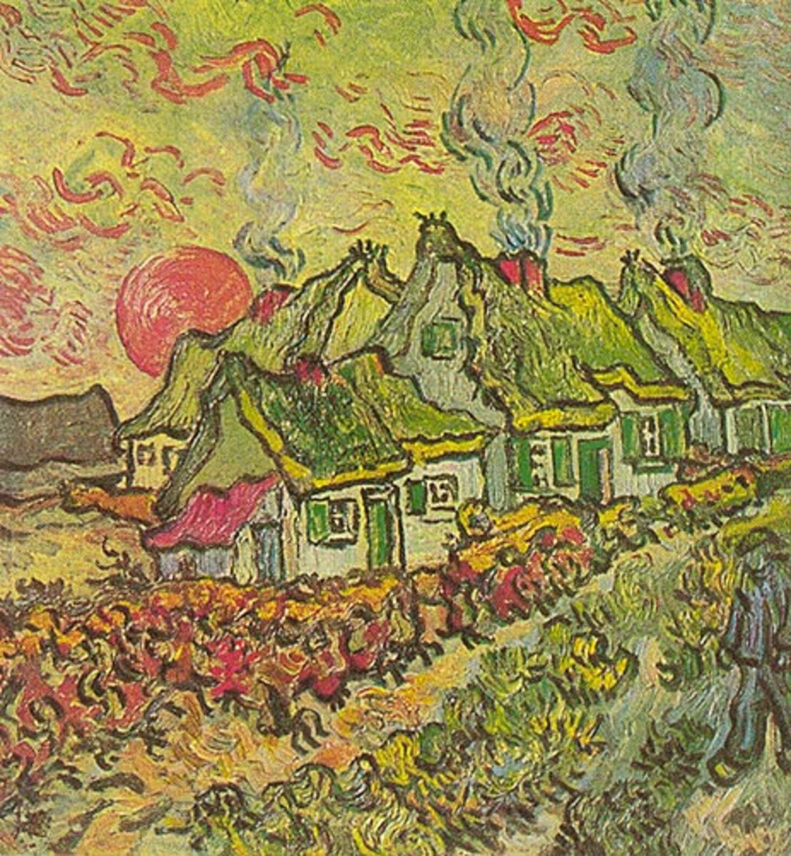 Cottages - Reminiscence of the North, 1890 Vincent van Gogh (1853-1890)