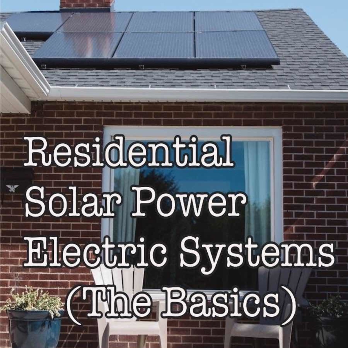 Solar panels on your home can give you a secure feeling that your lights will stay on whenever the power grid fails. 