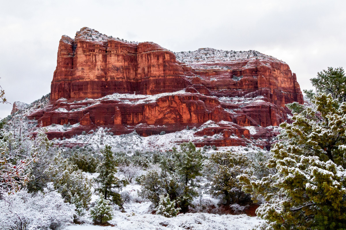 Winter Snows in Sedona Look Absolutely Unreal WanderWisdom News
