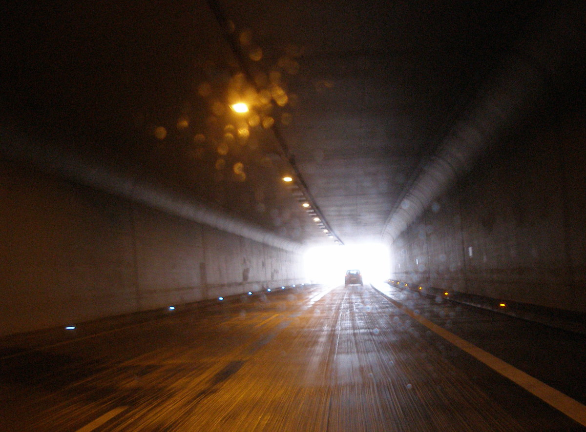 Sneezing can be a hazard for people who are driving in areas that transition from dim to bright light such as tunnels