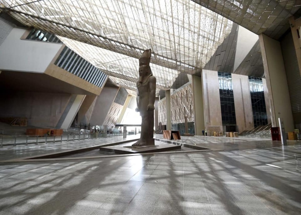 Sneak Preview Of Grand Egyptian Museum During Egyptian Prime Minister's Visit