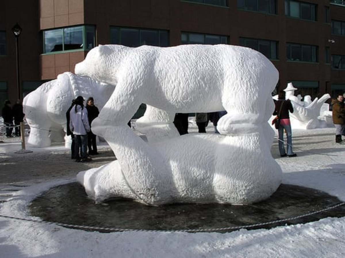 Coolest and Funniest Art Snow Images